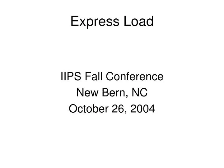 express load