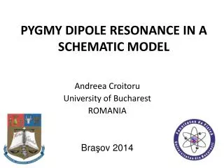 PYGMY DIPOLE RESONANCE IN A SCHEMATIC MODEL