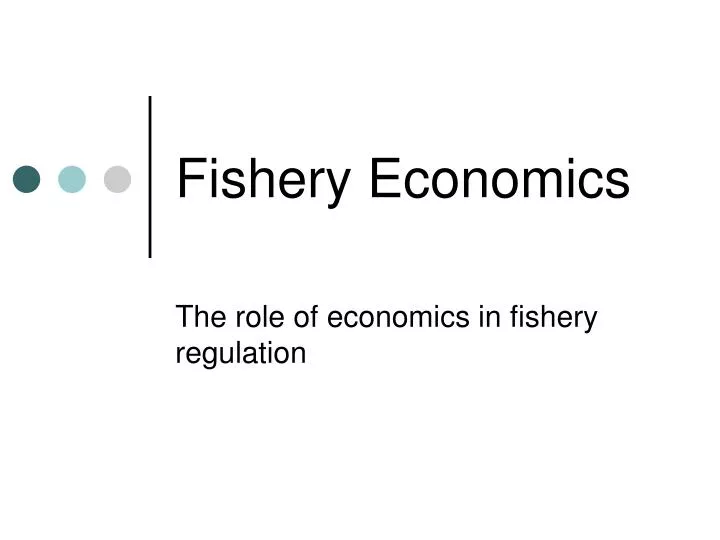 fishery economics