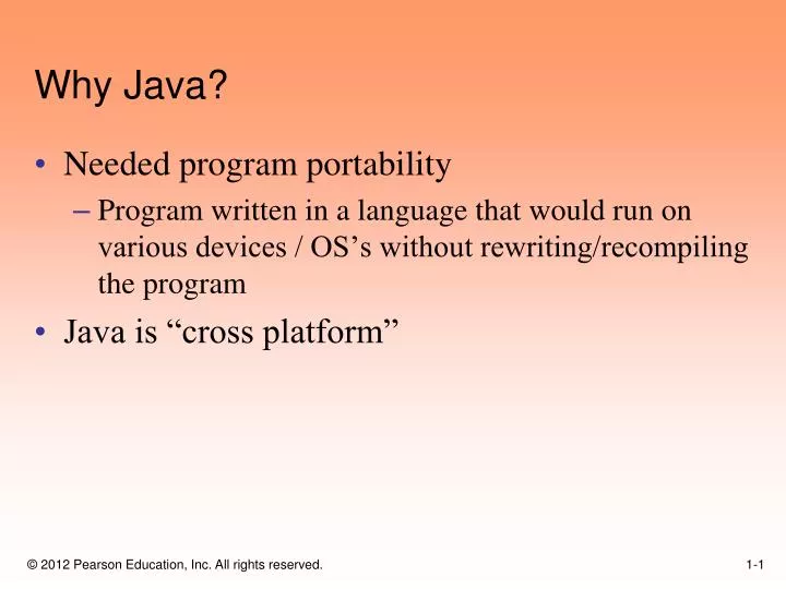 why java