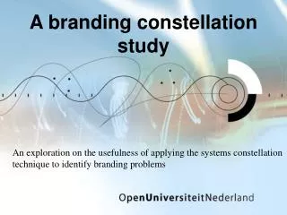A branding constellation study