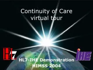 Continuity of Care virtual tour