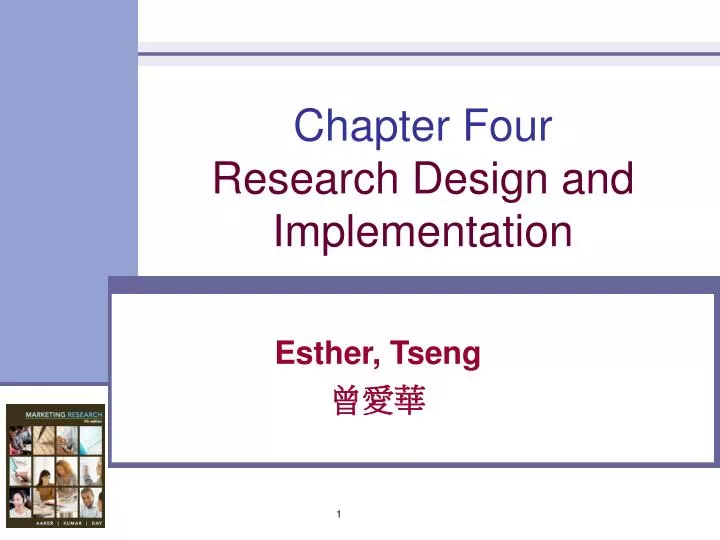 chapter four research design and implementation