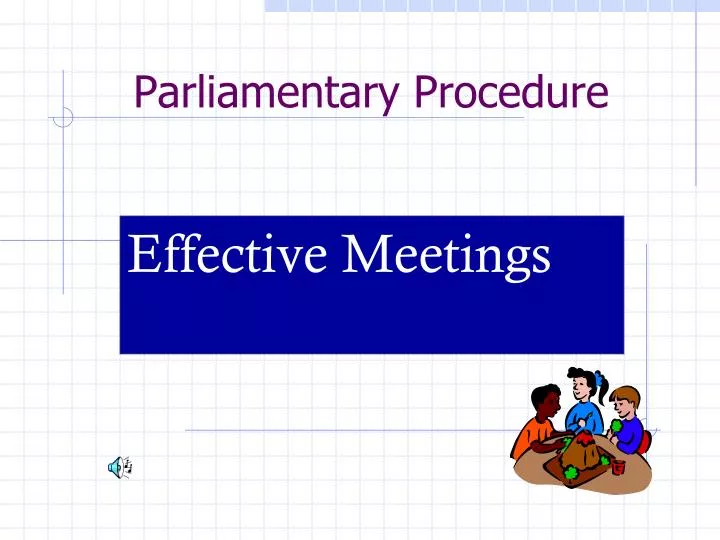 parliamentary procedure