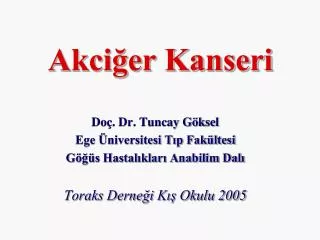 akci er kanseri