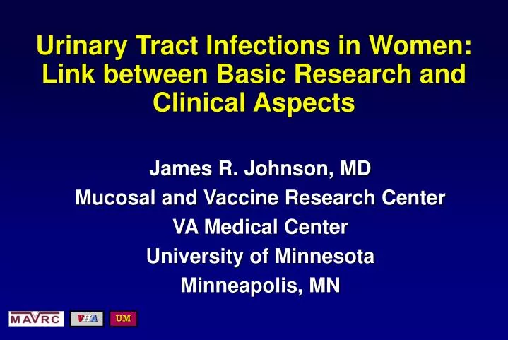 urinary tract infections in women link between basic research and clinical aspects