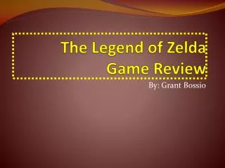 The Legend of Zelda Game Review