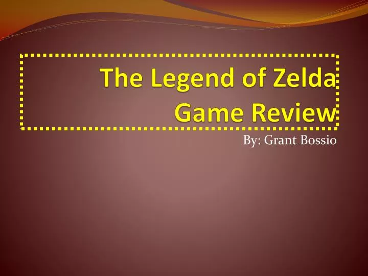 the legend of zelda game review