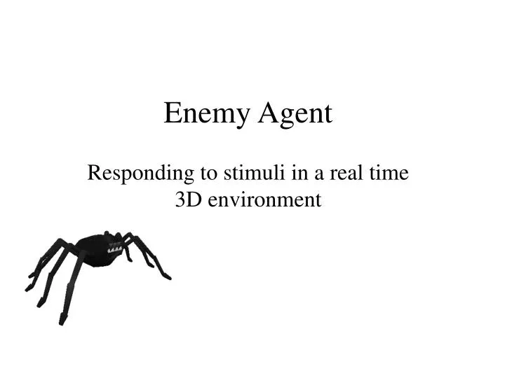 enemy agent
