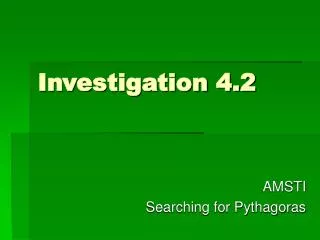 Investigation 4.2