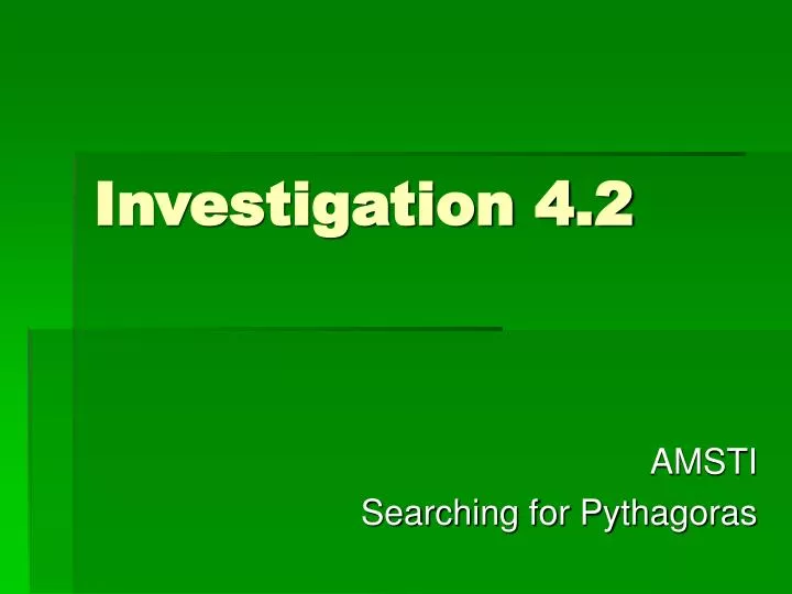 investigation 4 2