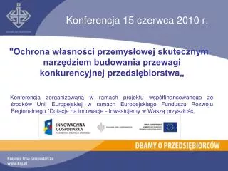 konferencja 15 czerwca 2010 r