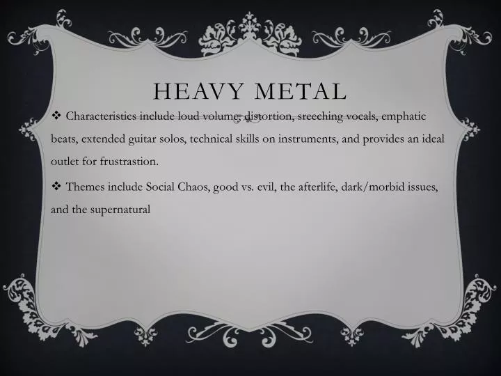 heavy metal