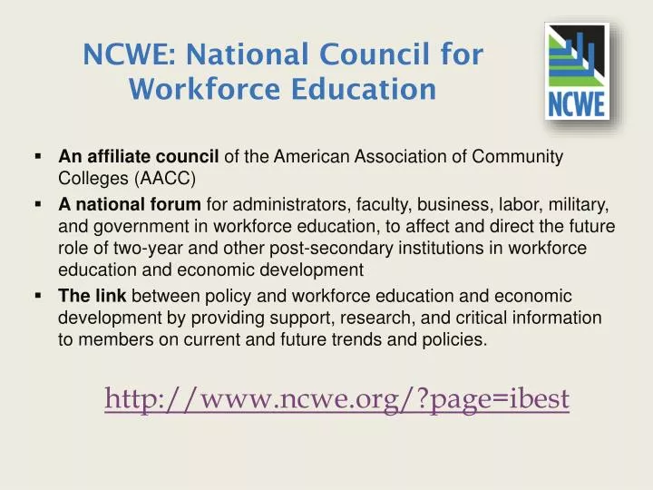ncwe national council for workforce education