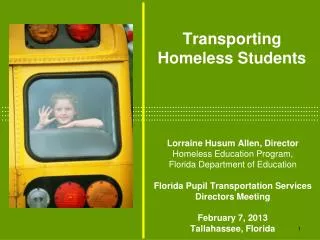 Transporting Homeless Students