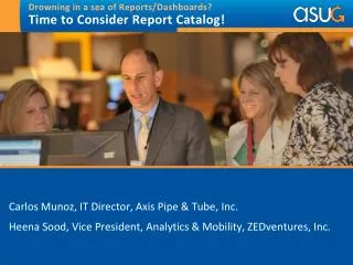 Drowning in a sea of Reports/Dashboards? Time to Consider Report Catalog!