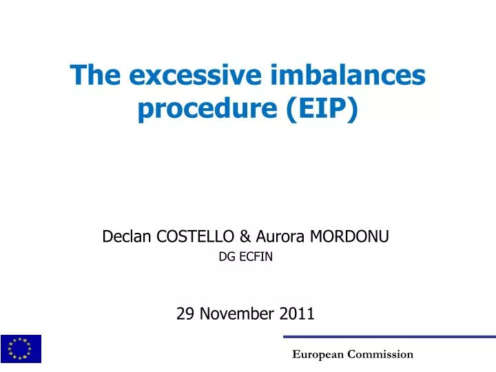 the excessive imbalances procedure eip