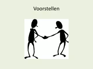 voorstellen