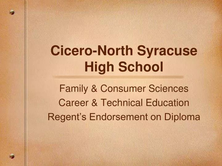 cicero north syracuse high school