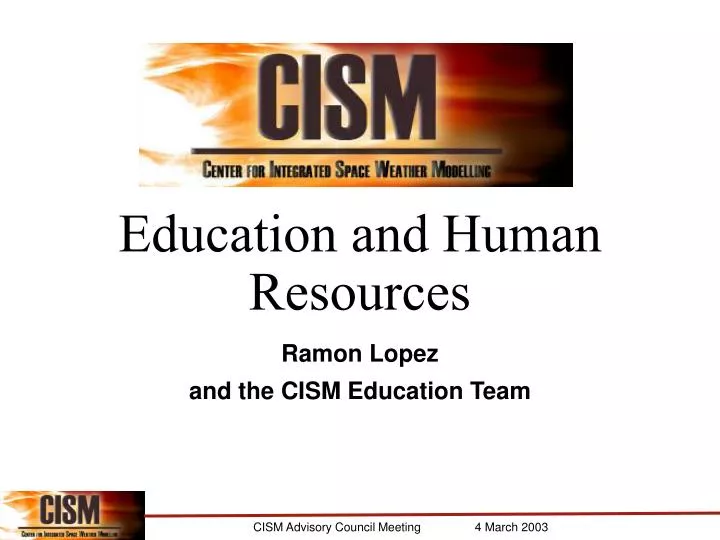 education and human resources