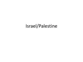 Israel/Palestine