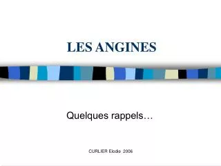 les angines