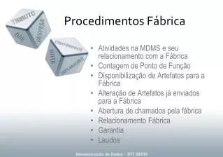 procedimentos f brica