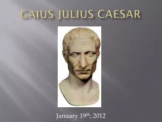 Gaius Julius Caesar