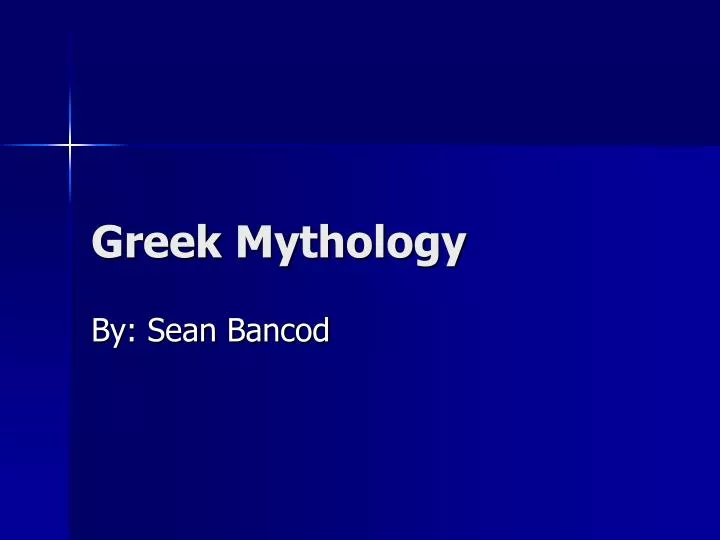 greek mythology