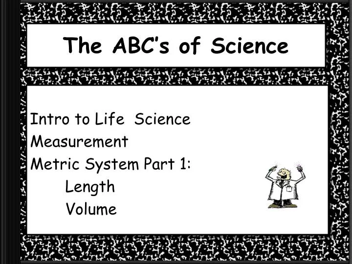 the abc s of science