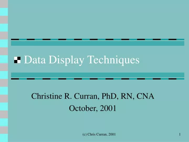 data display techniques