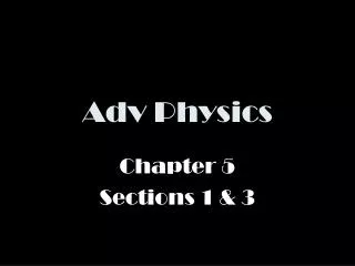 Adv Physics