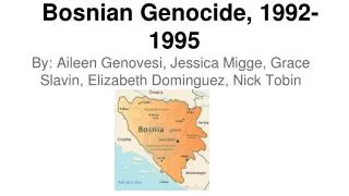 Bosnian Genocide, 1992-1995