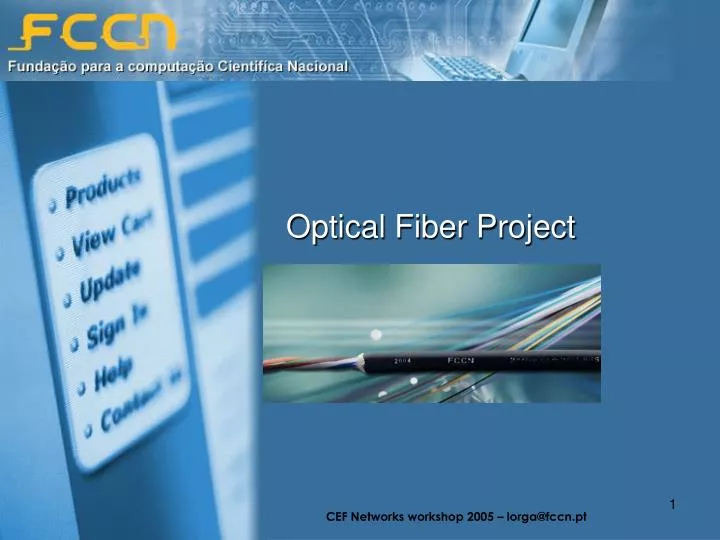 optical fiber project