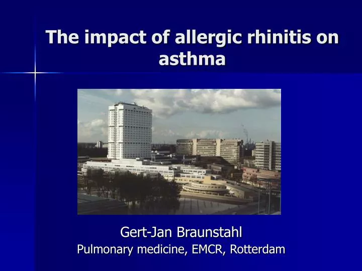 the impact of allergic rhinitis on asthma