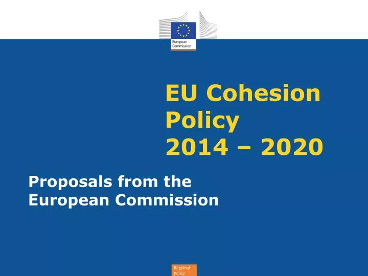 eu cohesion policy 2014 2020