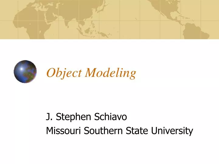 object modeling