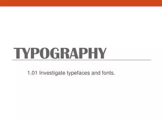 typography