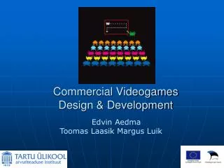 Commercial Videogames Design &amp; Development