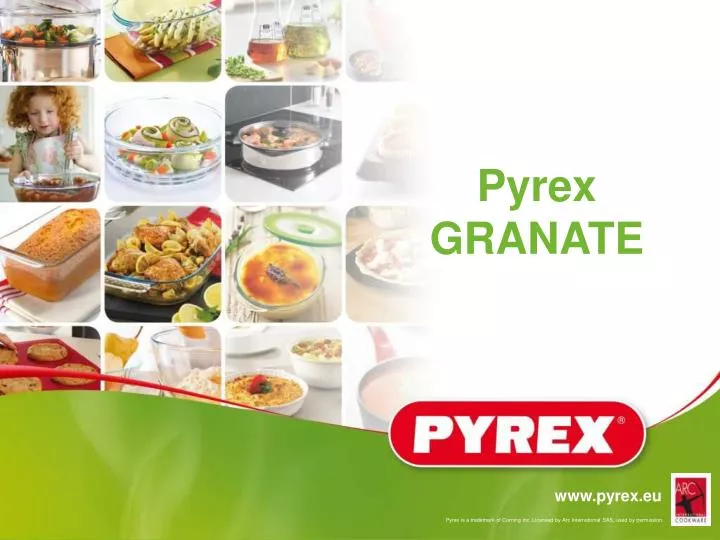 pyrex granate