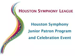 Houston Symphony League