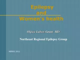 Epilepsy and Women’s health