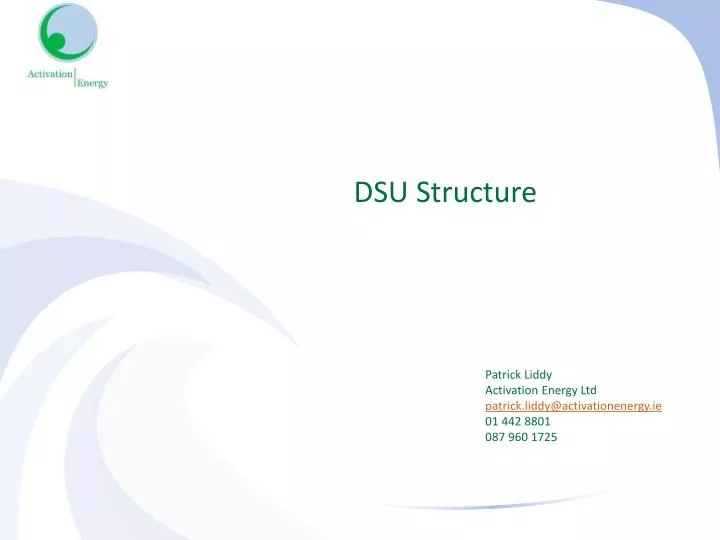 dsu structure