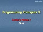 PPT - Software Programming Principles PowerPoint Presentation, free ...