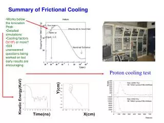 Summary of Frictional Cooling
