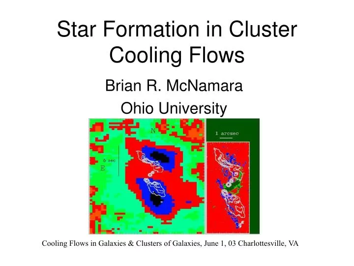 star formation in cluster cooling flows