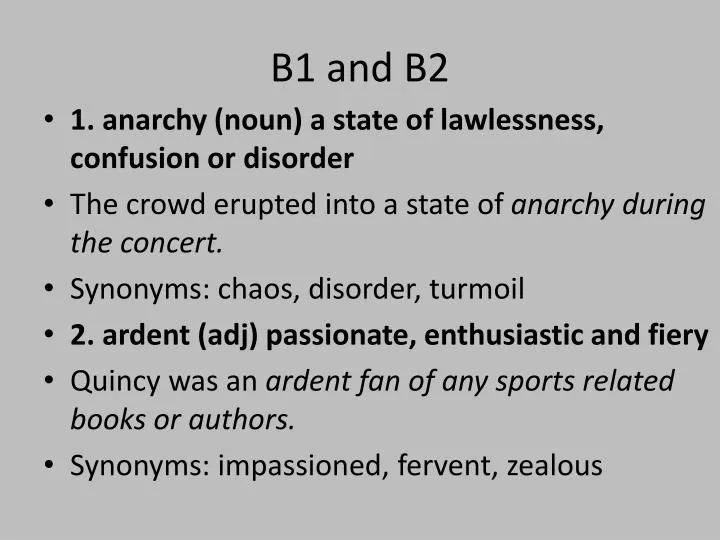 b1 and b2