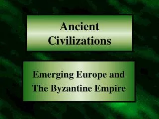 Ancient Civilizations