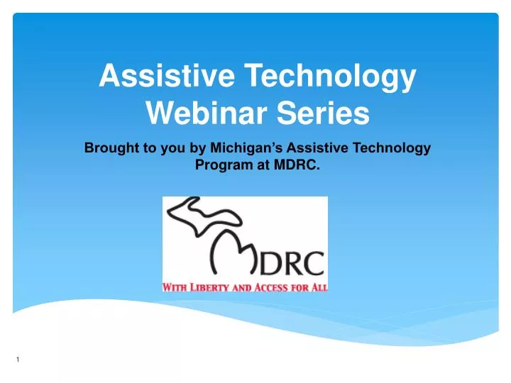 assistive technology webinar series