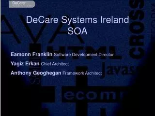 DeCare Systems Ireland SOA